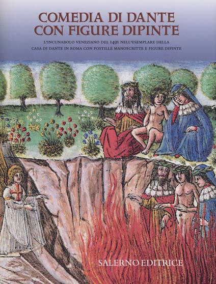 Comedia di Dante con figure dipinte. Commentario. Ediz. illustrata - Luca Marcozzi - copertina