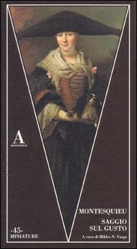 Saggio sul gusto - Charles L. de Montesquieu - copertina