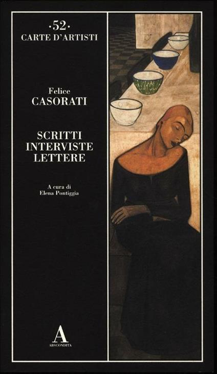 Scritti, interviste, lettere - Felice Casorati - copertina