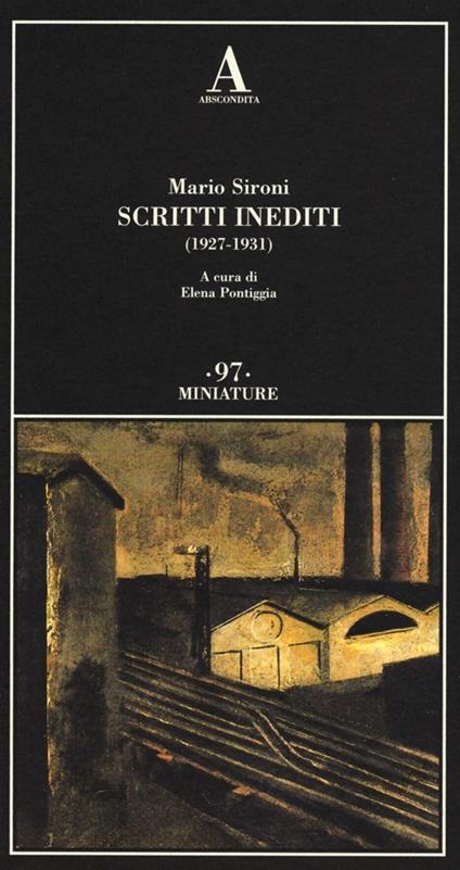 Scritti inediti (1927-1931) - Mario Sironi - copertina
