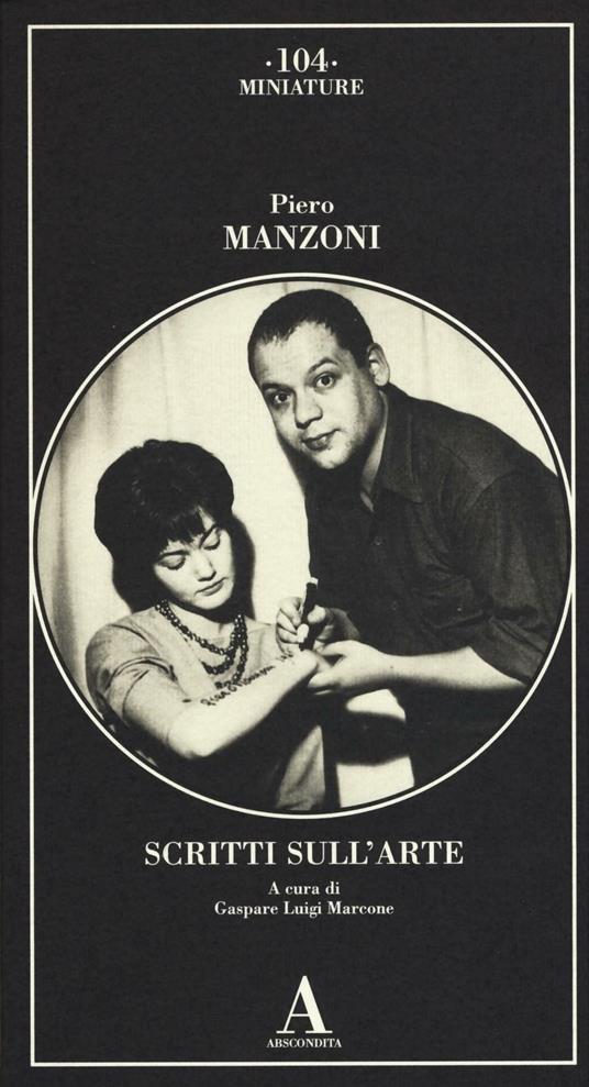 Scritti sull'arte - Piero Manzoni - copertina