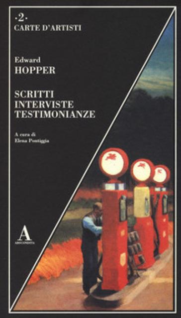 Scritti, interviste, testimonianze - Edward Hopper - copertina