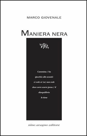Maniera nera - Marco Giovenale - copertina
