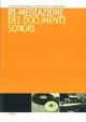 Ri-mediazione dei documenti sonori - copertina