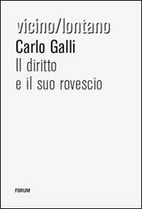 Il diritto e il suo rovescio - Carlo Galli - copertina