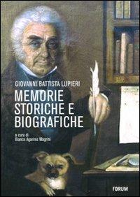 Memorie storiche e biografiche - Giovanni B. Lupieri - copertina