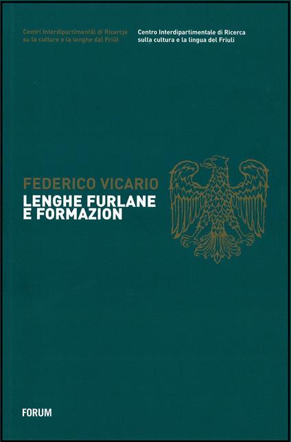Lenghe furlane e formazion - Federico Vicario - copertina