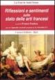 Libro Riflessioni e sentimenti sullo stato delle arti francesi Franco Fanizza