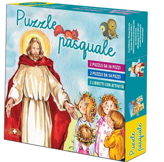 Puzzle pasquale. Con 2 puzzle - copertina