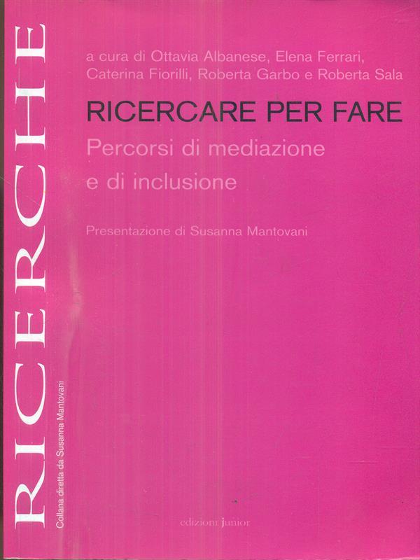 Ricercare per fare percorsi di mediazione e di inclusione