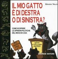 Il mio gatto è di destra o di sinistra? Come scoprire le opinioni politiche del micio di casa - Grazia Valci - copertina