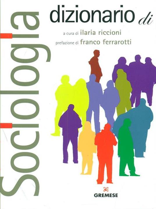 Dizionario di sociologia - copertina