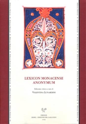 Lexicon monacense anonymum. Ediz. multilingue - copertina