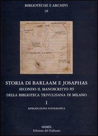Storia di Barlaam e Josaphas secondo il manoscritto 89 della Biblioteca Trivulziana di Milano - copertina