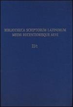 Bislam. Con CD-ROM. Vol. 2: Censimento onomastico e letterario degli autori latini del medioevo.