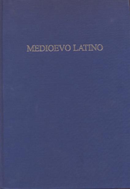 Medioevo latino. Bollettino bibliografico della cultura europea. Vol. 40 - copertina