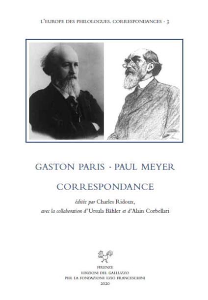Correspondance - Paul Meyer,Gaston Paris - copertina