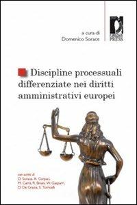 Discipline processuali differenziate nei diritti amministrativi europei - copertina