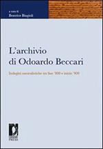 L' archivio di Odoardo Beccari. Indagini naturalistiche tra fine '800 e inizio '900