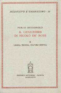 Il canzoniere di Nicolò de' Rossi Vol. 2