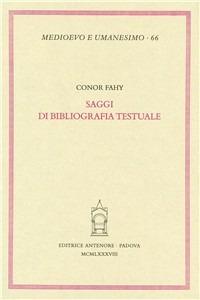 Saggi di bibliografia testuale