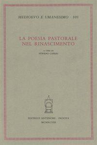 La poesia pastorale nel Rinascimento - copertina