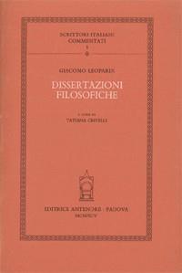Dissertazioni filosofiche