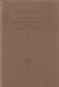 codici del Petrarca nelle biblioteche della Germania occidentale