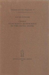 Census of Petrarch manuscripts in the United States