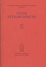 Studi petrarcheschi. Vol. 3