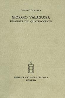 Giorgio Valagussa umanista del Quattrocento