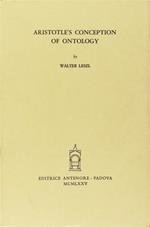 Aristotle's conception of ontology