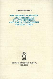 Merton tradition and kinematics in late sixteenth and early seventeenth century in Italy