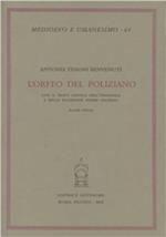 L'Orfeo del Poliziano con il testo critico dell'originale e delle sue successive forme teatrali