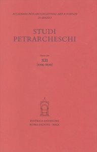Studi petrarcheschi. Vol. 12 - copertina
