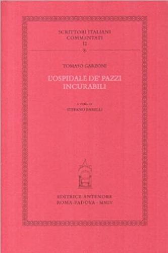 L'Ospidale de' pazzi incurabili - Tomaso Garzoni - copertina