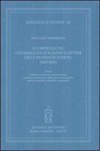 Gli articoli del «Giornale sulle scienze e lettere delle provincie venete» (1823-1824) - Niccolò Tommaseo - 2