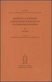 Matricula nationis germanicae 1605-1801