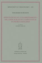 Annotazioni sul volgarizzamento del «Liber ruralium commodorum» di Pietro Crescenzi