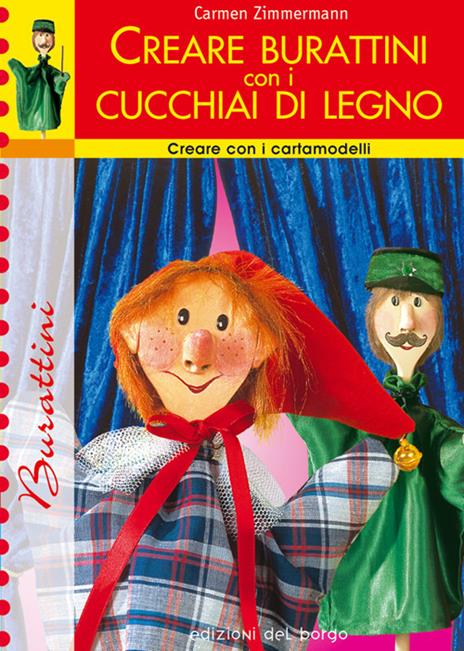 Creare burattini con cucchiai di legno - Carmen Zimmerman - copertina