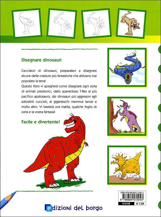 Disegnare dinosauri. Per principianti. Ediz. illustrata - Christopher Hart - 6
