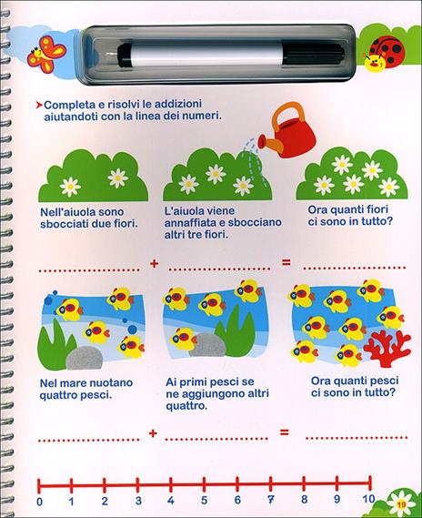 Gioco con i numeri e con le prime addizioni. Ediz. illustrata. Con gadget - Roberta Fanti - 5