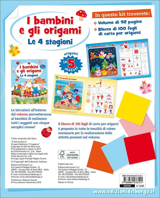 I bambini e gli origami. Le 4 stagioni - Misa Imai - 2