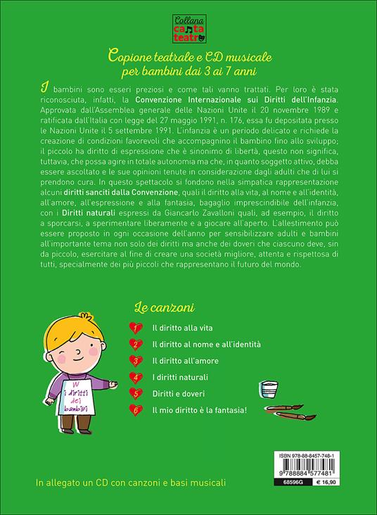 L'infanzia è un diritto! Spettacolo con canzoni per ogni occasione - Paola Fontana - copertina