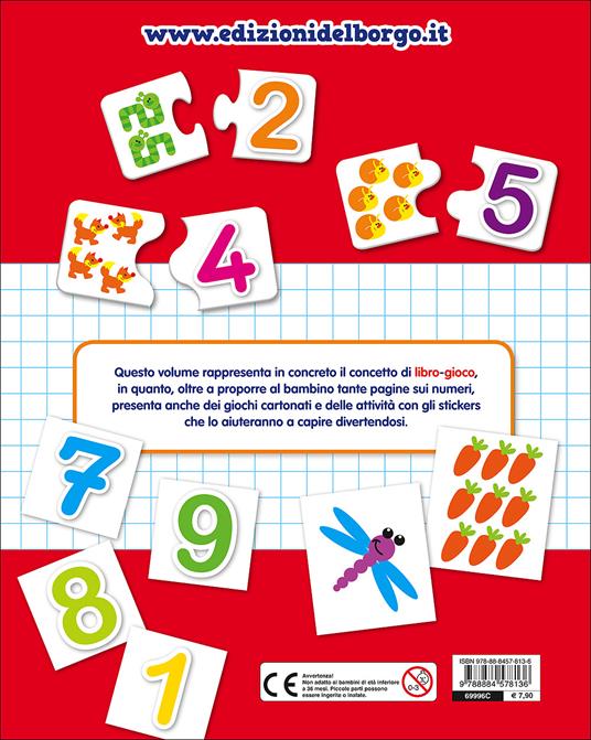 Imparo i numeri. Con adesivi - Roberta Fanti - 2
