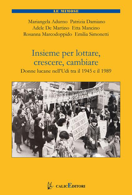Insieme per lottare, crescere, cambiare. Donne lucane nell'Udi tra il 1985 e il 1989 - Mariangela Adurno,Patrizia Damiano,Adele De Martino - copertina