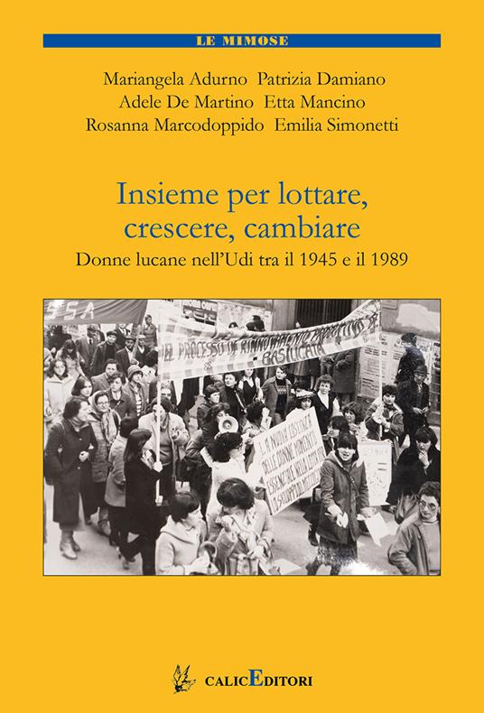 Insieme per lottare, crescere, cambiare. Donne lucane nell'Udi tra il 1985 e il 1989 - Mariangela Adurno,Patrizia Damiano,Adele De Martino - copertina