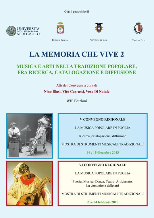 La memoria che vive. Vol. 2 - Nino Blasi,Vito Carrassi,Vera Di Natale - copertina