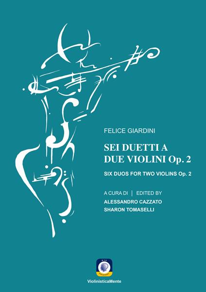 Sei duetti a due violini Op. 2 - Six Duos for two Violins Op. 2 - Felice Giardini - copertina