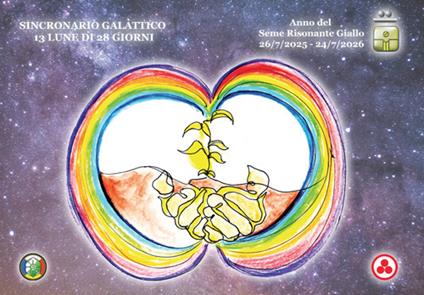 Sincronario galattico. 13 lune di 28 giorni. Anno del seme risonante giallo. 26/07/2025-24/07/2026 - Pan Italia - copertina